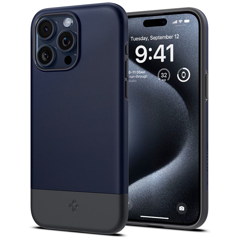 Spigen iPhone 15 Pro Max Style Armor Mag Σκληρή Θήκη με MagSafe - Midnight Indigo