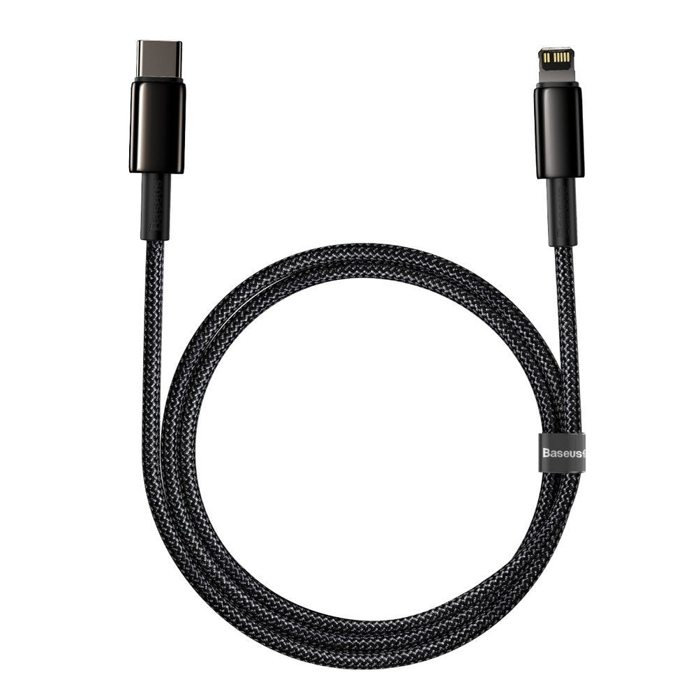 Baseus Simple Wisdom PD 20W - Καλώδιο Δεδομένων και Φόρτισης Type - C to Lightning 1M - Black - CATLWJ - 01