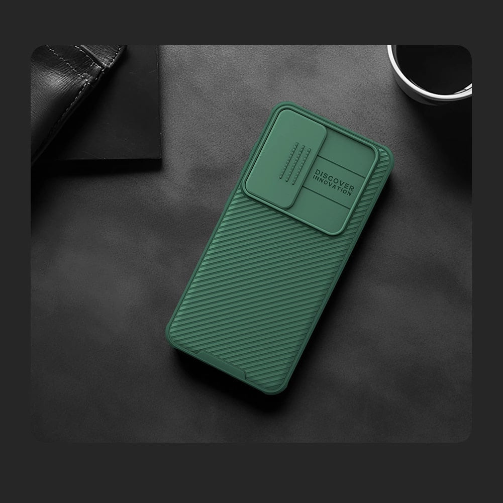 Nillkin Samsung Galaxy S24 CamShield Pro Σκληρή Θήκη με Κάλυμμα για την Κάμερα - Green