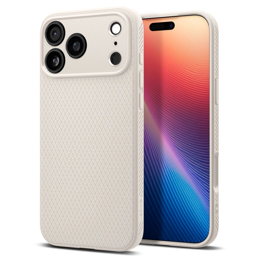Spigen iPhone 17 Pro - Liquid Air - Θήκη Σιλικόνης - Natural Titanium