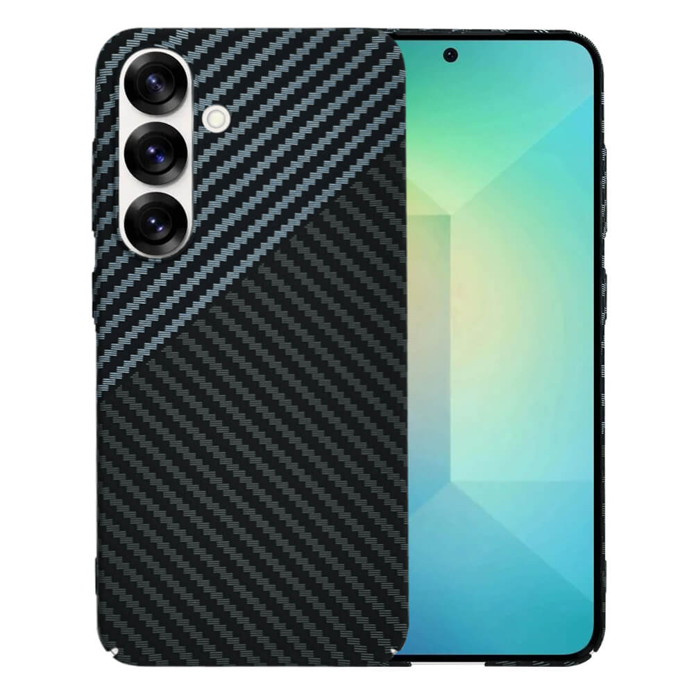 Techsuit Samsung Galaxy S25 Σκληρή Θήκη Carbonite FiberShell - Stealth Gray