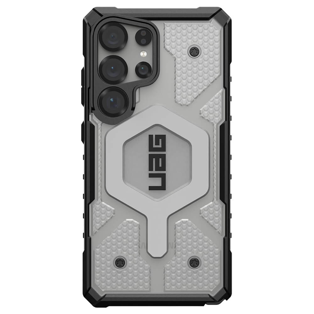 UAG Samsung Galaxy S25 Ultra Pathfinder Clear MagSafe Σκληρή Θήκη με MagSafe - Ice Silver