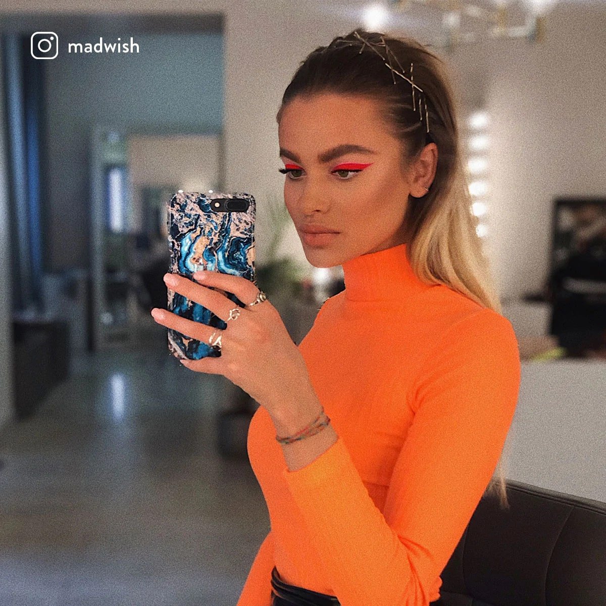 Burga iPhone 14 Plus Fashion Tough Σκληρή Θήκη - Mystic River