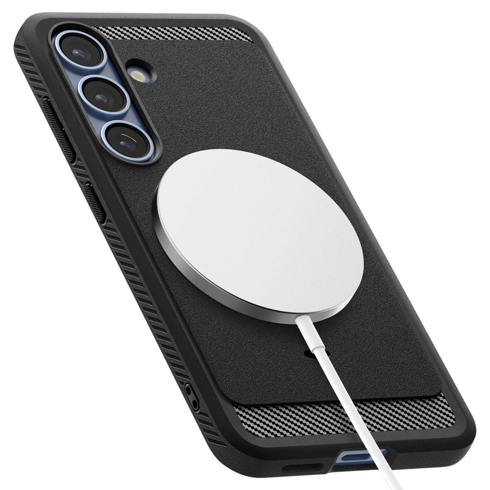 Spigen Samsung Galaxy S25 Plus - Rugged Armor Mag - Θήκη TPU με MagSafe - Matte Black