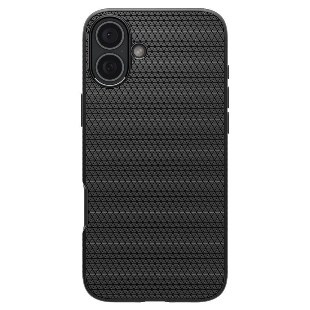 Spigen iPhone 16 Liquid Air Θήκη Σιλικόνης - Matte Black