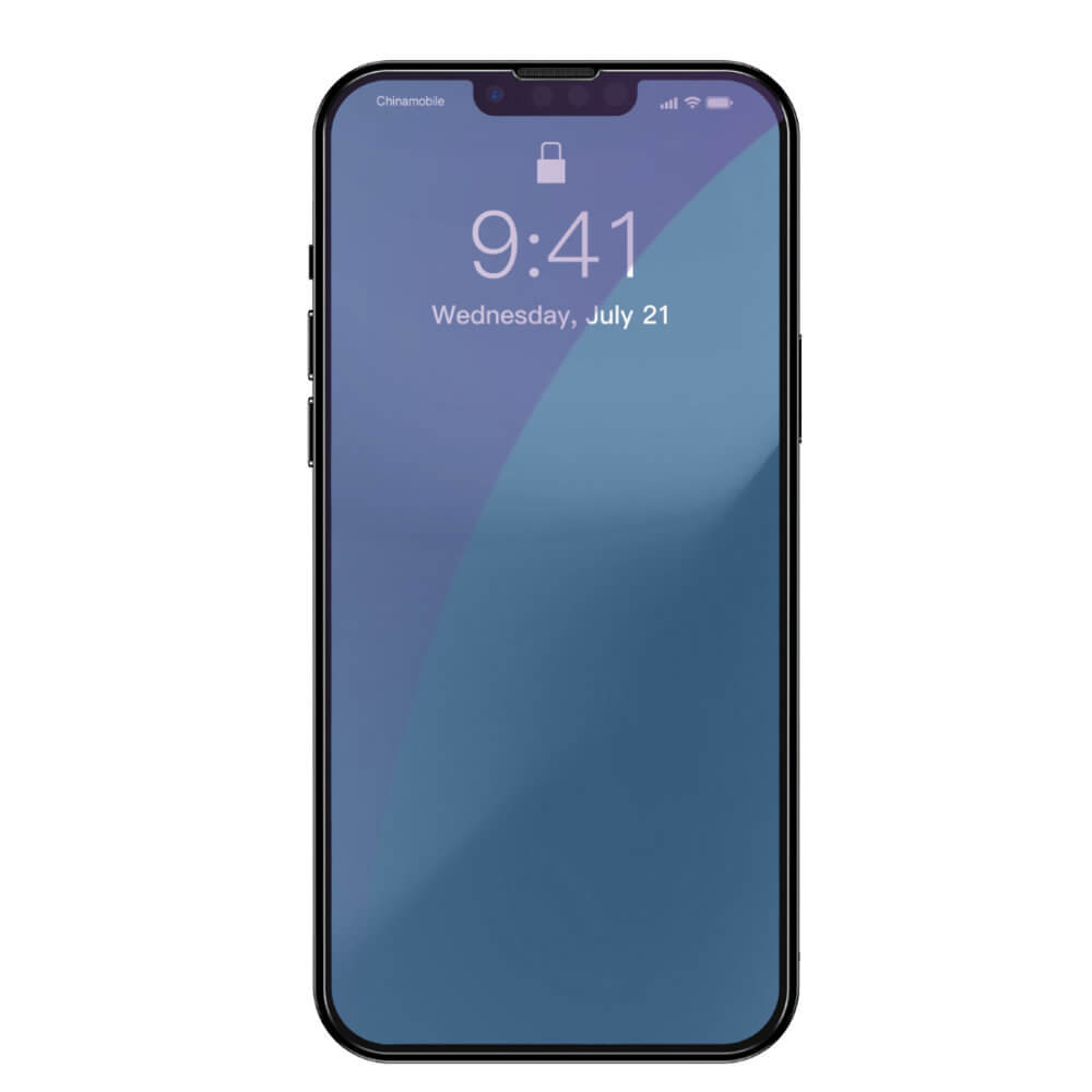 Baseus iPhone 13 Pro Max 0.3mm Anti - Blue Light Case Friendly Full Screen Αντιχαρακτικό Γυαλί Οθόνης - 2 Τεμάχια - Clear - SGBL020502