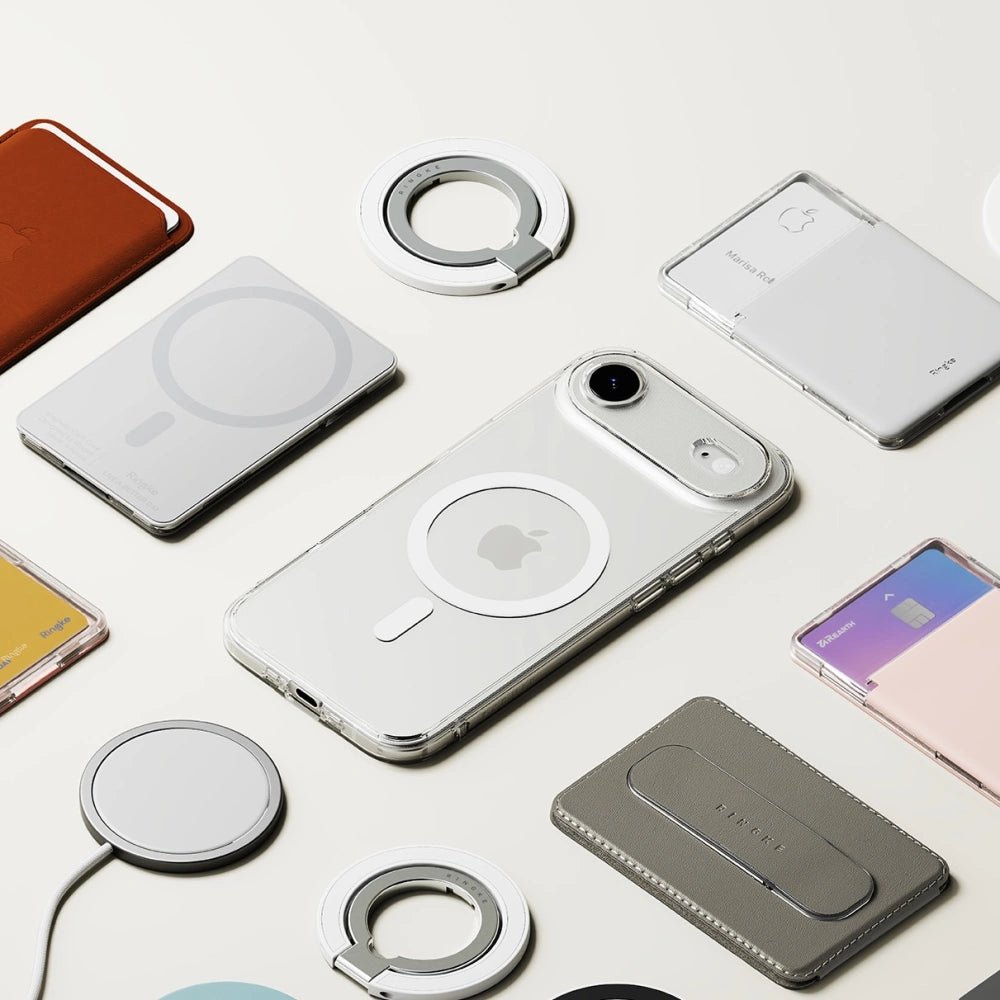 Ringke iPhone Air - Fusion Magnetic - Σκληρή Θήκη με Πλαίσιο Σιλικόνης και MagSafe - Διάφανη