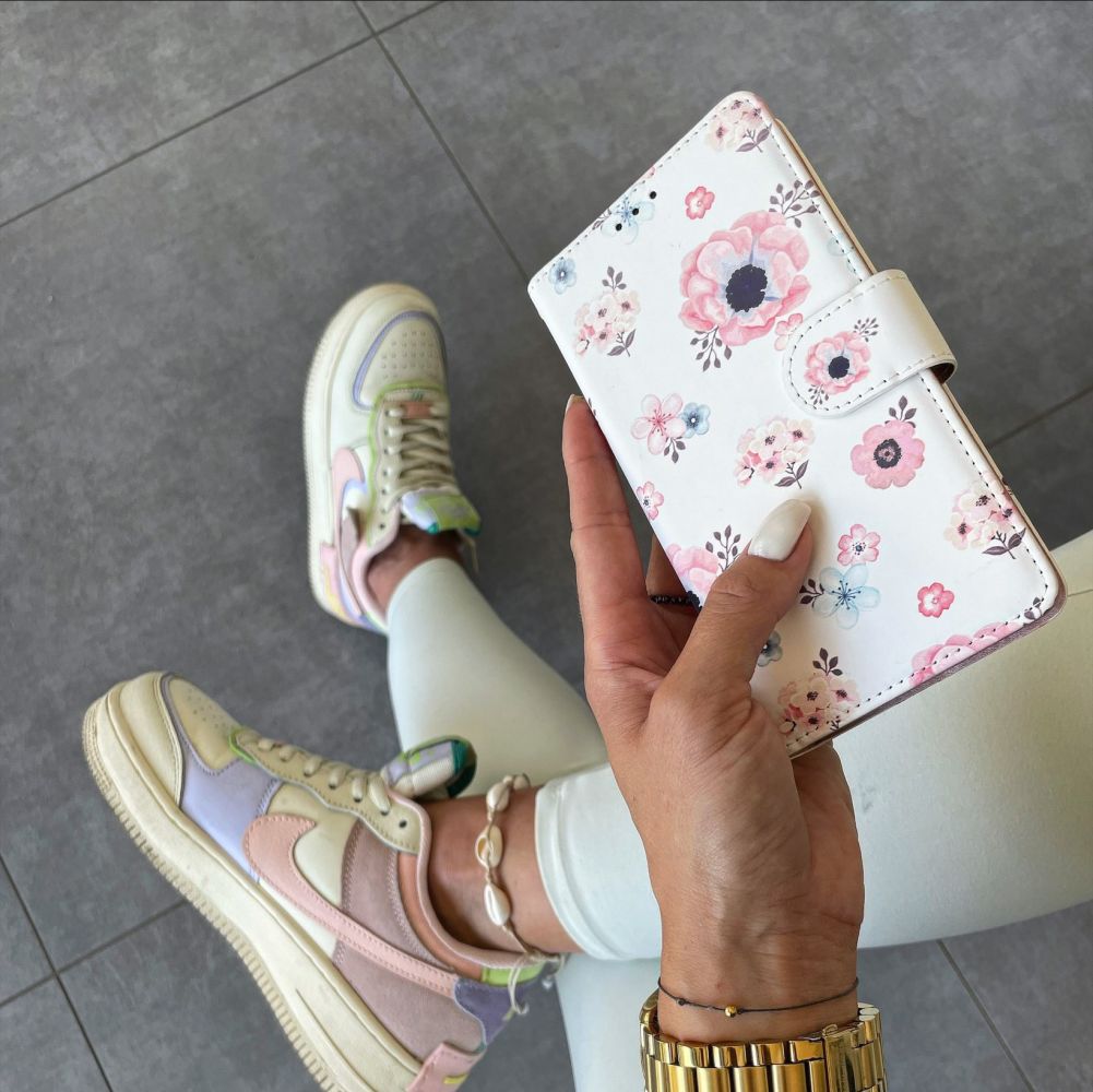 Tech - Protect Samsung Galaxy A53 5G Θήκη Πορτοφόλι Stand από Δερματίνη - Bloom White