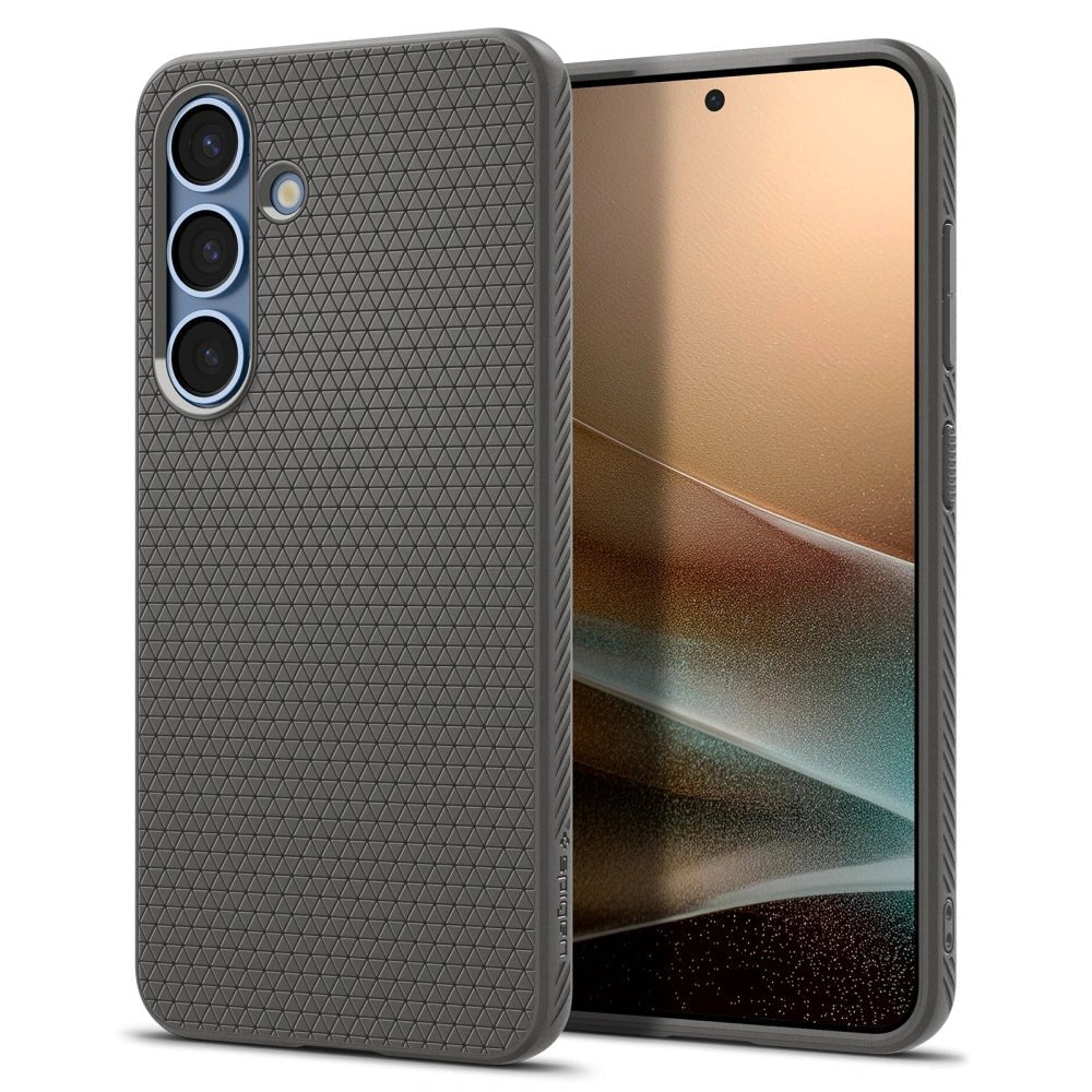 Spigen Samsung Galaxy S25 Liquid Air Θήκη Σιλικόνης - Marble Grey