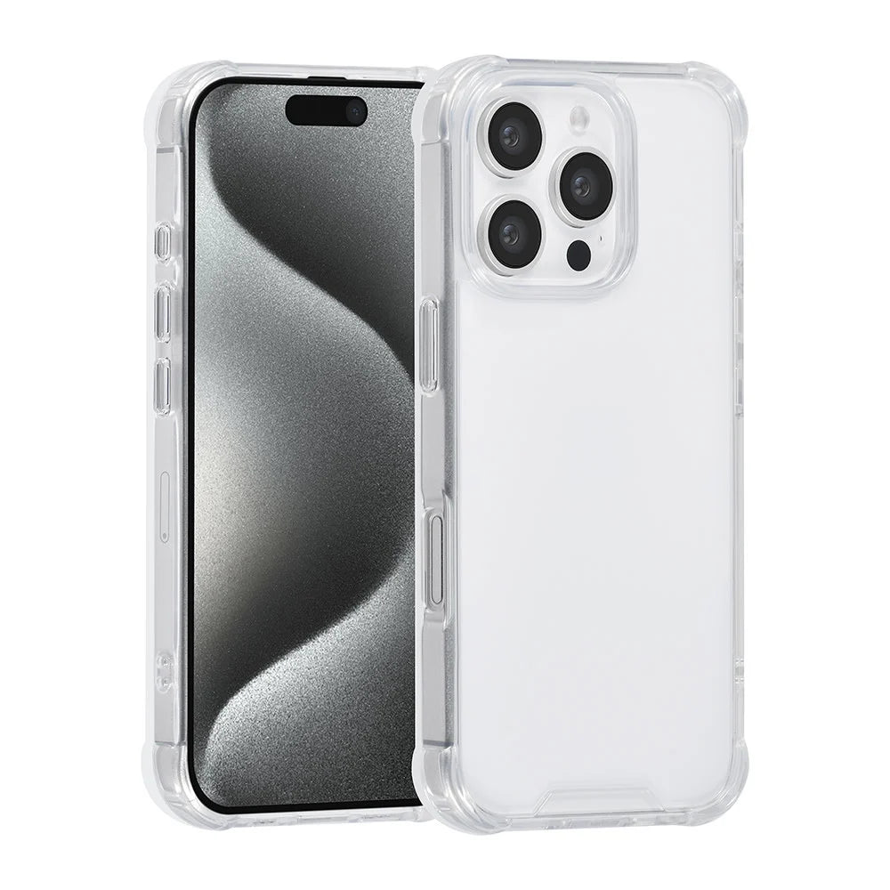 Tuniq iPhone 16 Pro Θήκη Σιλικόνης με Ενισχυμένες Γωνίες - Διάφανη