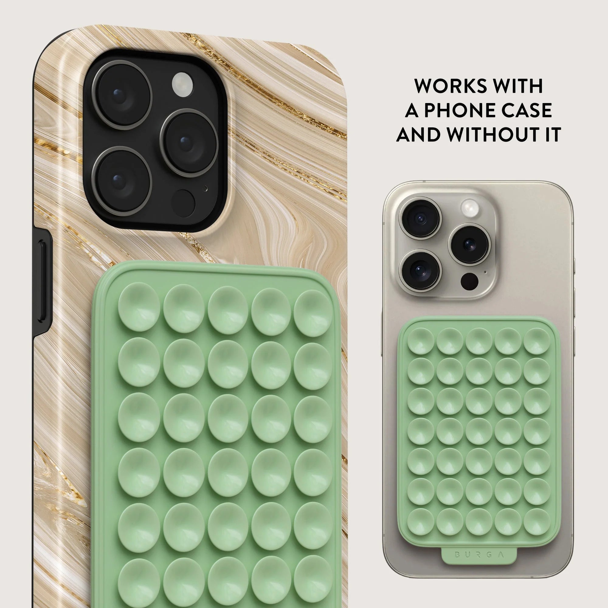 Burga StickPad Αξεσουάρ Στερέωσης Κινητού με Ενσωματωμένες Βεντούζες - Mint