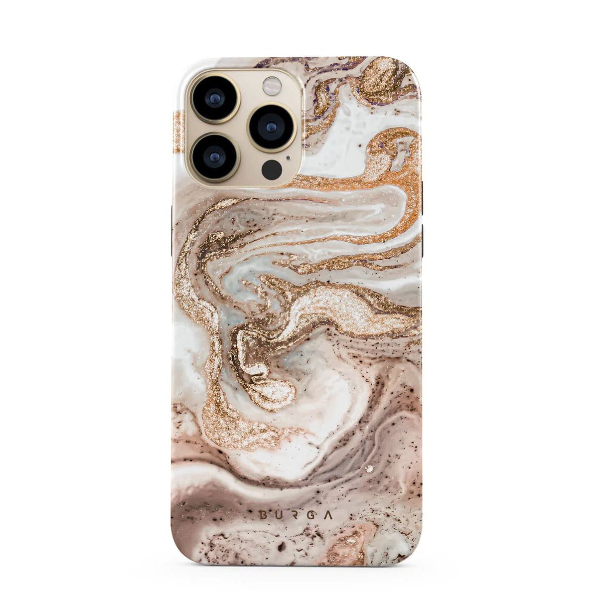 Burga iPhone 14 Pro Max Fashion Tough Σκληρή Θήκη - Cappuccino