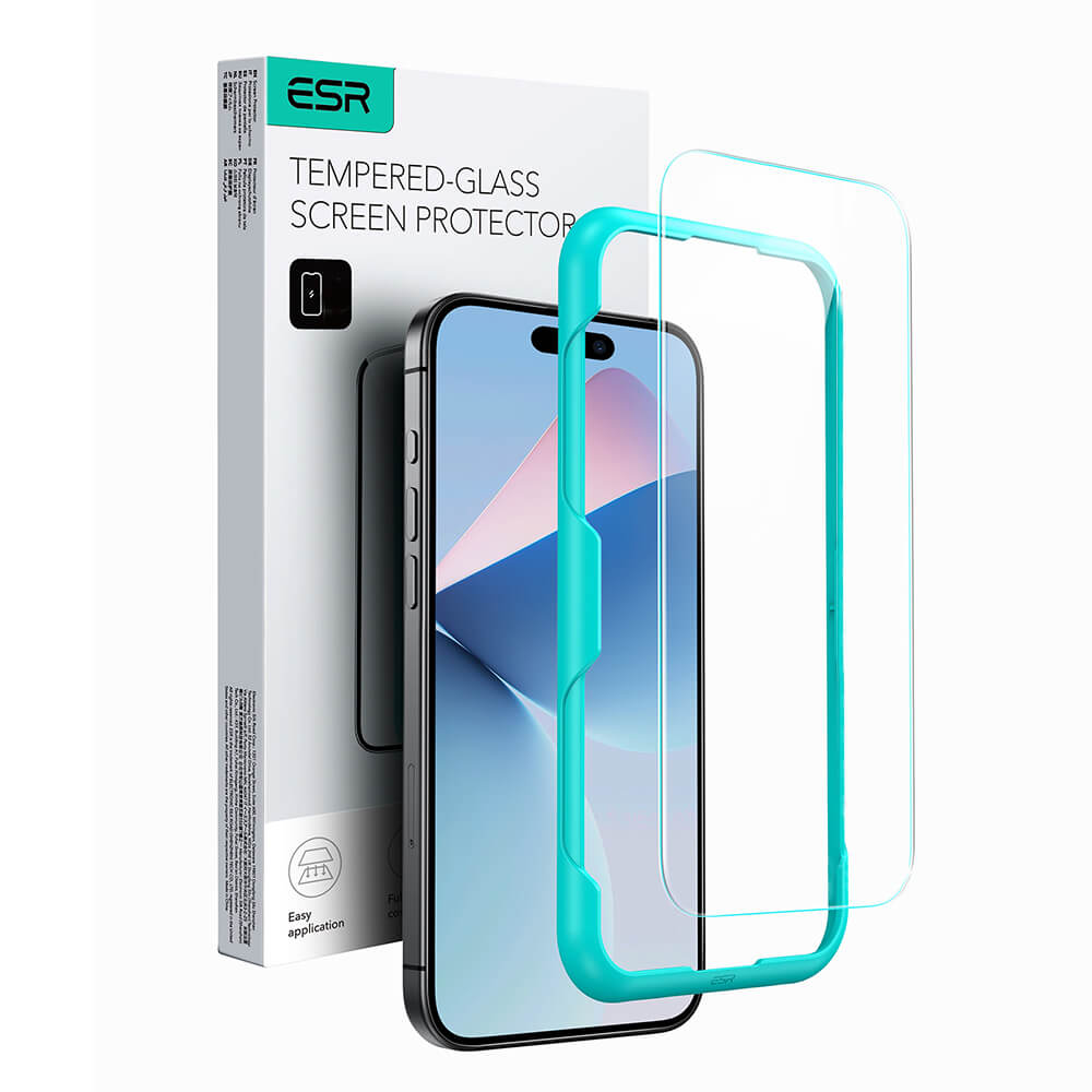 ESR iPhone 16 Pro Tempered Glass Αντιχαρακτικό Γυαλί Οθόνης - Διάφανο