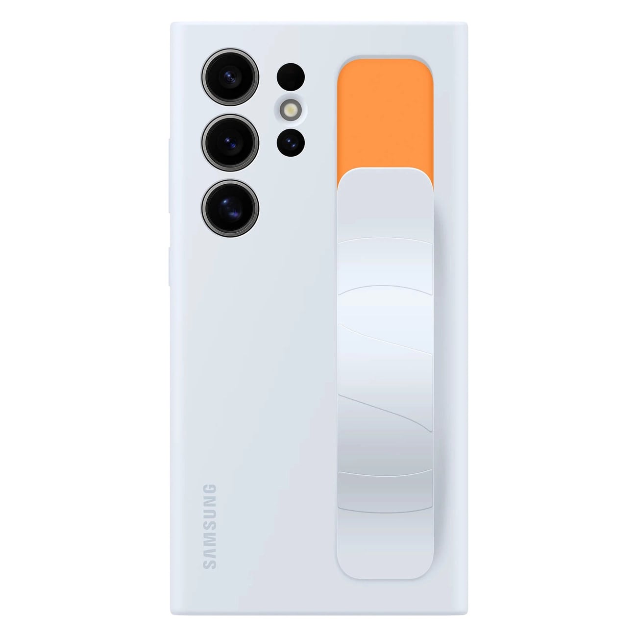 Samsung Standing Grip - Samsung Galaxy S24 Ultra Θήκη Σιλικόνης με Finger Holder / Stand - Light Blue - EF - GS928CLEGWW
