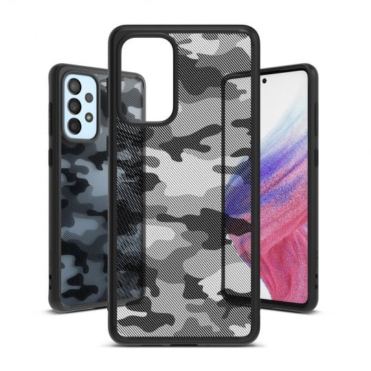 Ringke Samsung Galaxy A53 5G Fusion Σκληρή Θήκη με Πλαίσιο Σιλικόνης - Black - Camo