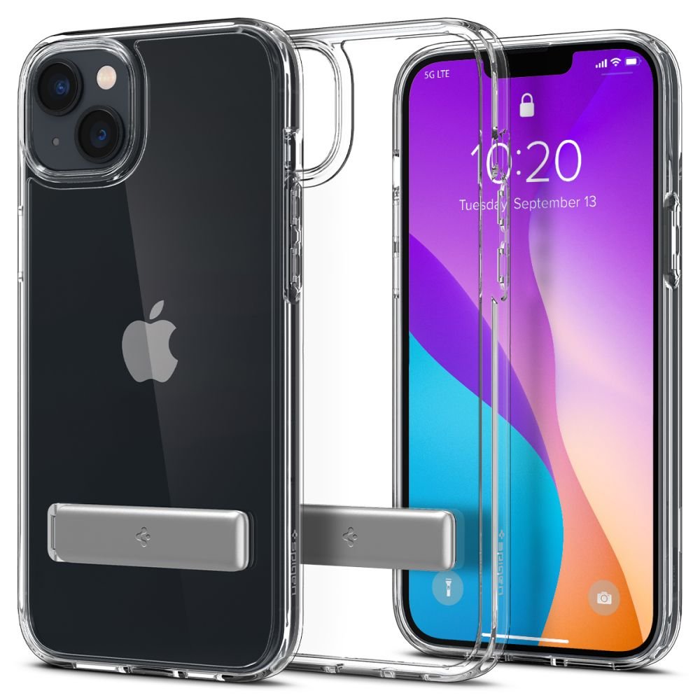 Spigen iPhone 14 Plus / iPhone 15 Plus Ultra Hybrid S Σκληρή Θήκη με Πλαίσιο Σιλικόνης - Crystal Clear