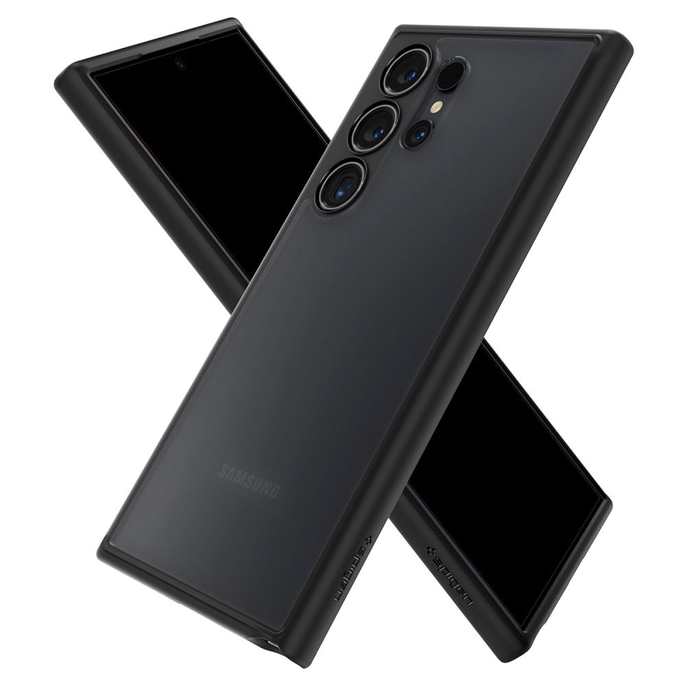 Spigen Samsung Galaxy S24 Ultra Σκληρή Θήκη με Πλαίσιο Σιλικόνης Ultra Hybrid - Frost Black