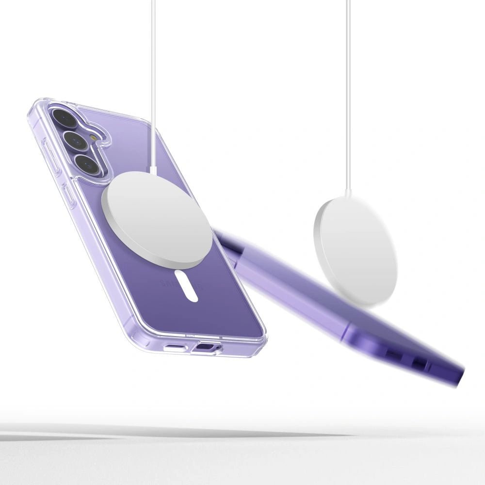 Tech - Protect Samsung Galaxy A56 5G Flexair Hybrid MagSafe Σκληρή Θήκη με Πλαίσιο Σιλικόνης και MagSafe - Διάφανη