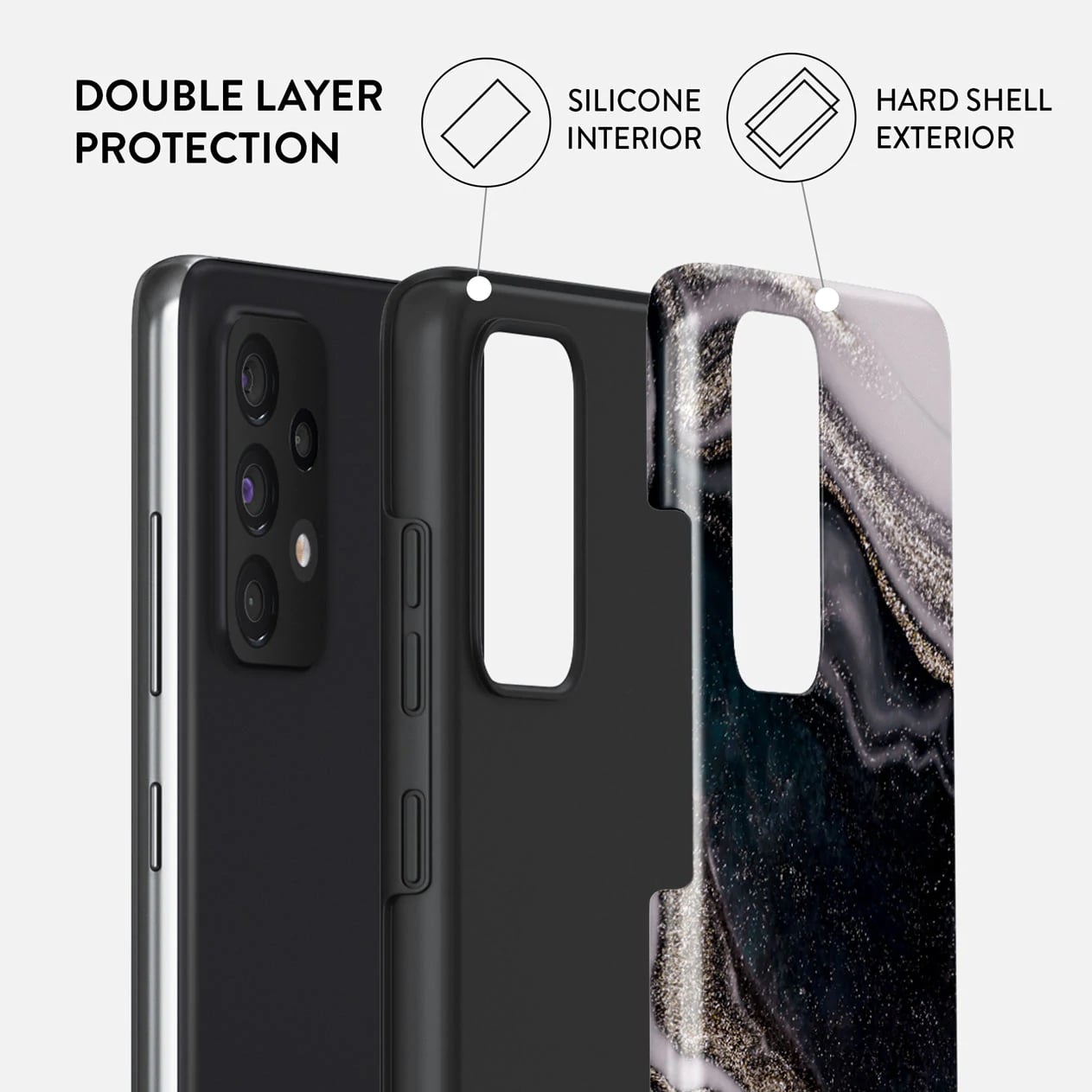 Burga Samsung Galaxy A52 / A52 5G / A52s 5G Fashion Tough Σκληρή Θήκη - Magic Night