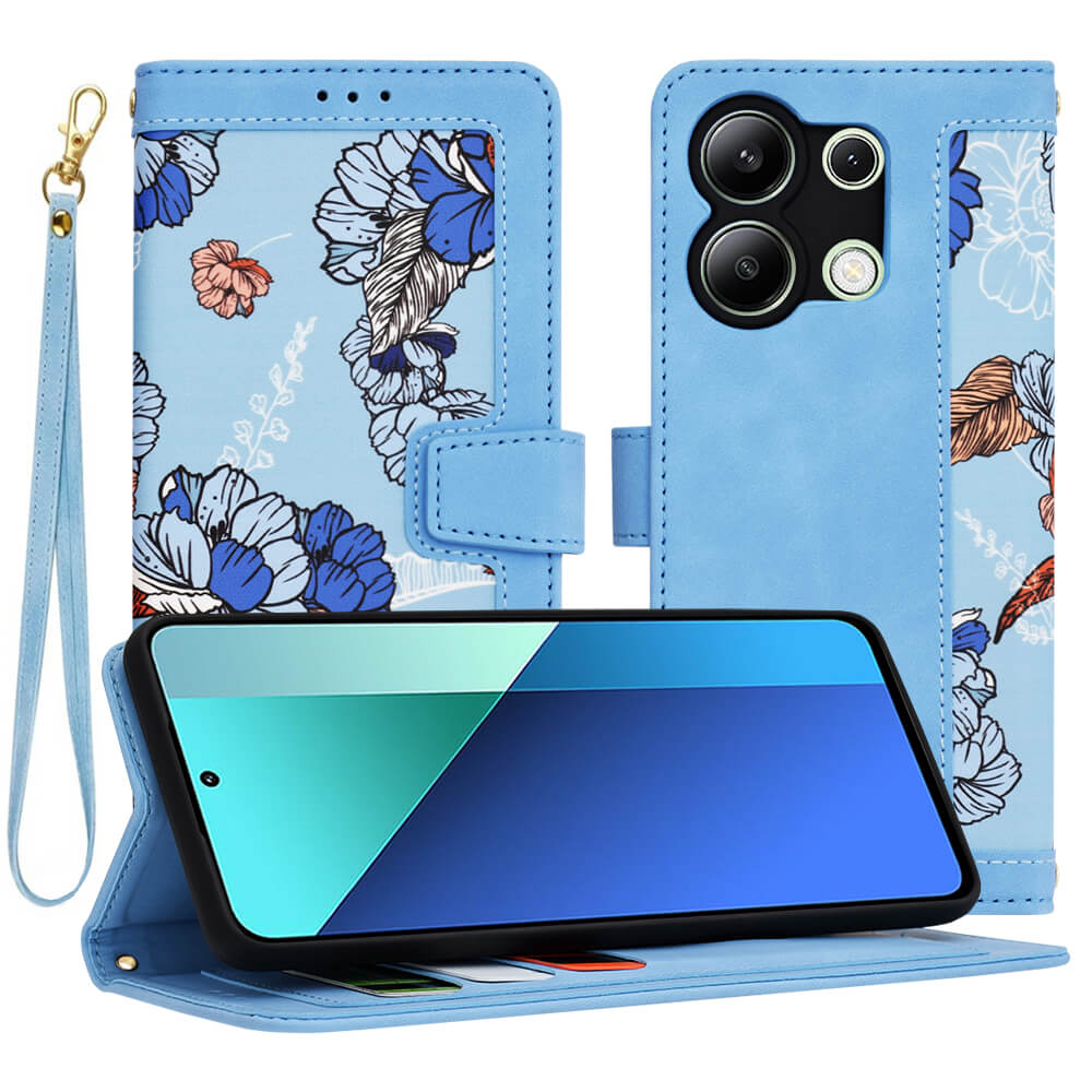 Techsuit Xiaomi Redmi Note 13 4G - FlipCraft - Θήκη Πορτοφόλι από Δερματίνη - Vibrant Blue