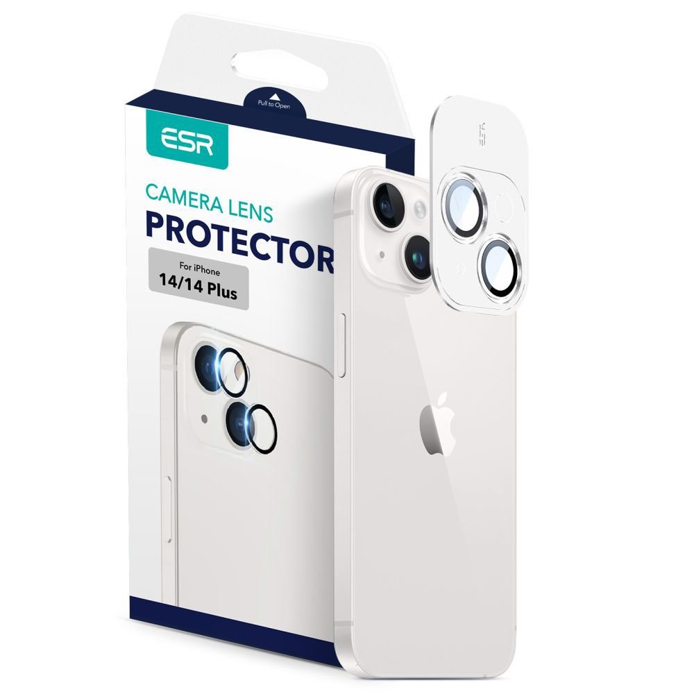 ESR iPhone 14 / iPhone 14 Plus / iPhone 15 / iPhone 15 Plus Camera Lens Αντιχαρακτικό Γυαλί για την Κάμερα - Black