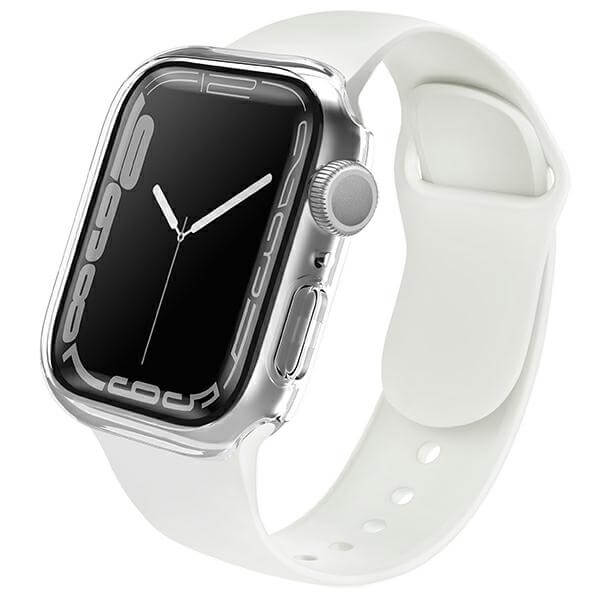 Uniq Θήκη Apple Watch 7 / 8 / 9 - 45 mm Legion με Προστασία Οθόνης - Διάφανη
