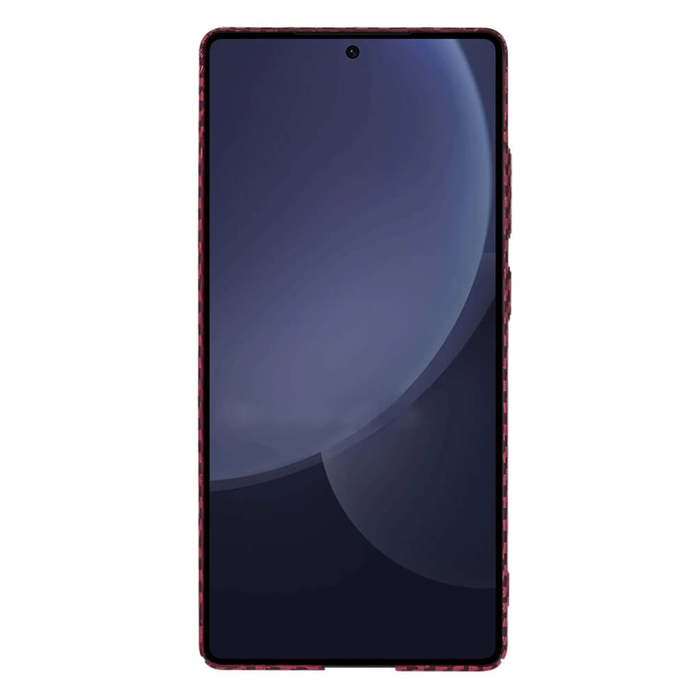 Techsuit Samsung Galaxy S25 Ultra Σκληρή Θήκη Carbonite FiberShell - Red