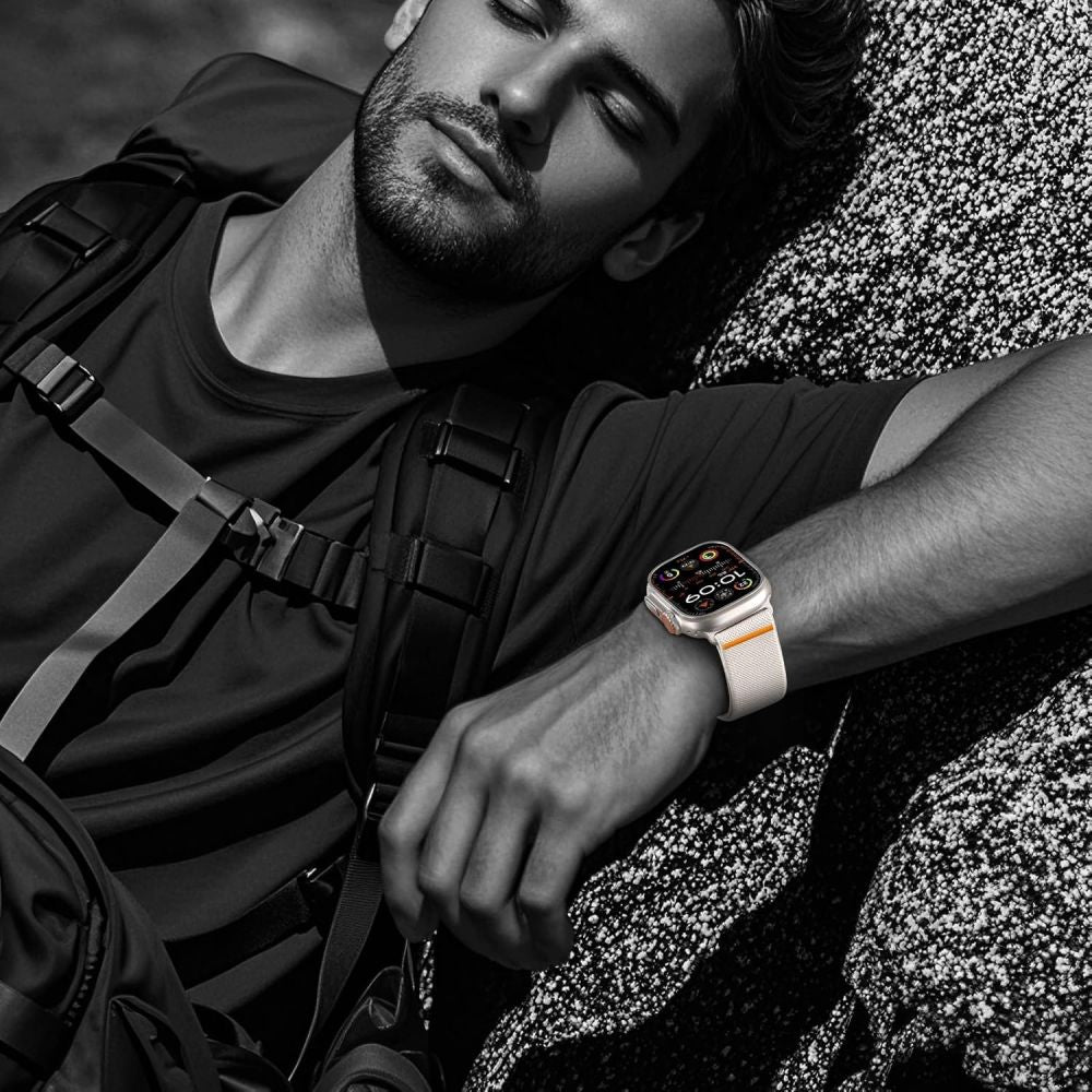 Tech - Protect Λουράκι Apple Watch 8/9/10/11 - SE (1/2/3) - Ultra (1/2/3) – 44/45/46/49mm Nylon Clasp - Titanium