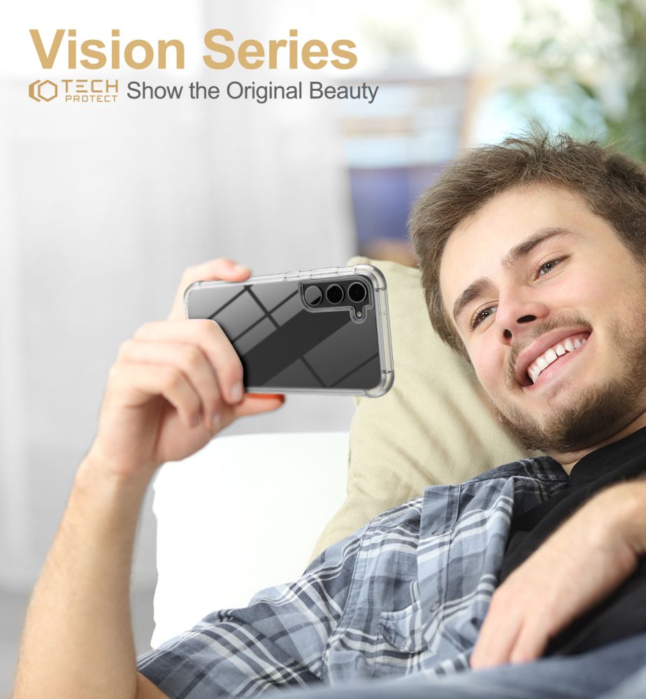 Tech - Protect Samsung Galaxy S23+ Kevlar Θήκη 360 Full Body με Προστασία Οθόνης - Διάφανη
