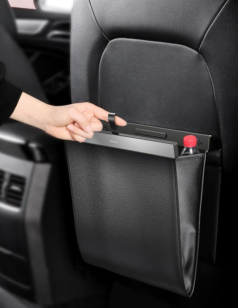 Baseus Large Garbage Bag - Τσάντα Απορριμάτων για τα Πίσω Καθίσματα του Αυτοκινήτου - Black - CRLJD - A01