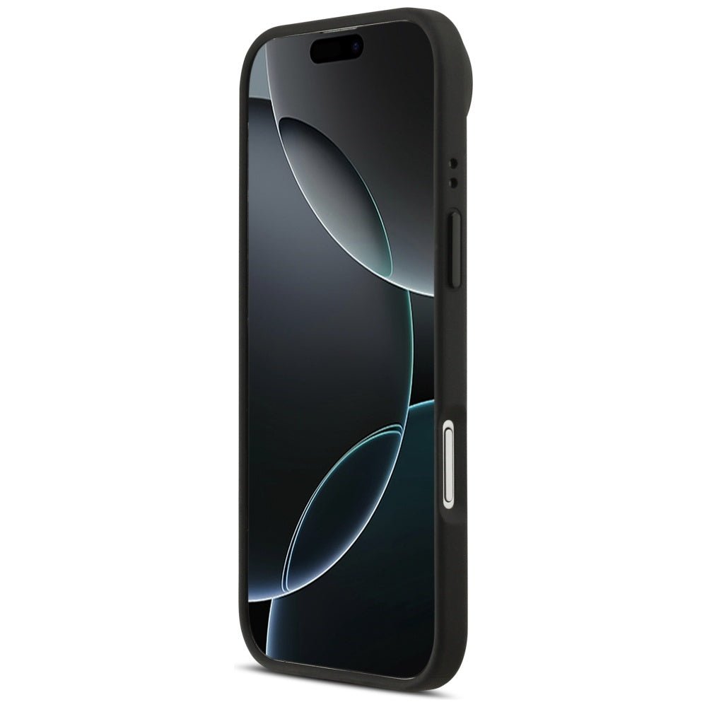 Red Bull iPhone Air - Meshed Red Ring and Metal Buttons MagSafe - Σκληρή Θήκη με Επένδυση Οικολογικού Δέρματος - Navy - RBHMP17M24PUILVR