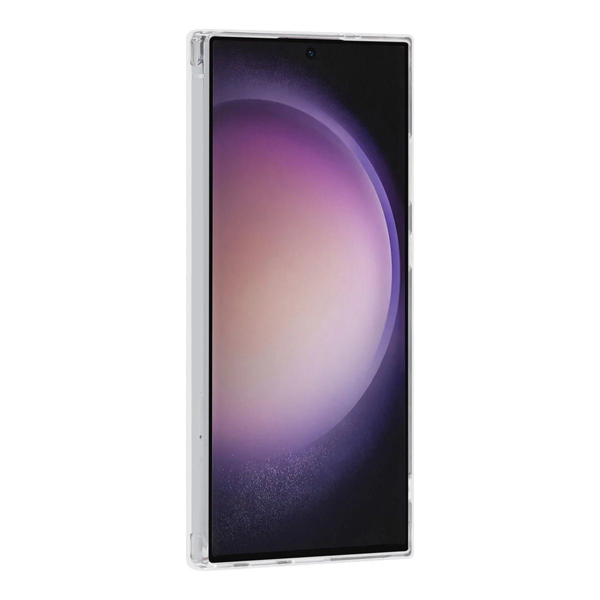 Tuniq Samsung Galaxy S24 Ultra - Σκληρή Θήκη με Πλαίσιο Σιλικόνης - Σχέδιο Μάρμαρο - Λευκή