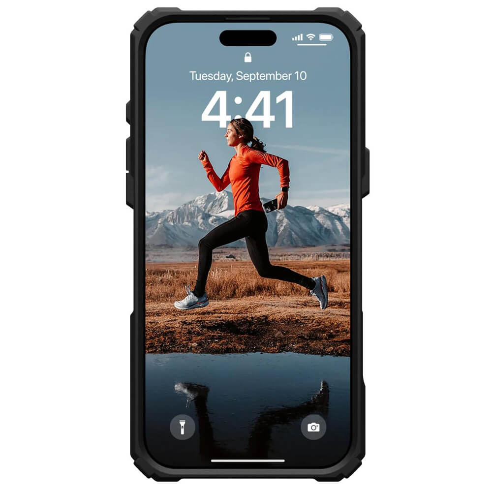UAG iPhone 16 Pro Plasma XTE MagSafe Σκληρή Θήκη με Stand - Black / Orange