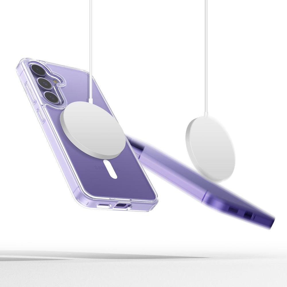 Tech - Protect Samsung Galaxy S25 Flexair Hybrid MagSafe Σκληρή Θήκη με Πλαίσιο Σιλικόνης και MagSafe - Διάφανη