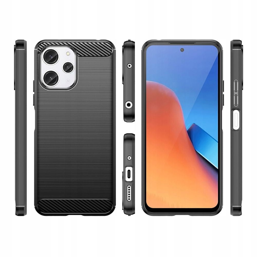 Tech - Protect Xiaomi Redmi 12 4G Carbon TPU Θήκη - Black