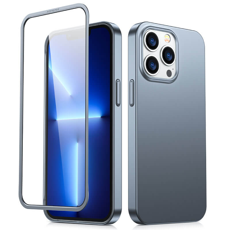 Joyroom iPhone 13 Pro Full Case με Προστασία Οθόνης - Grey - JR - BP935