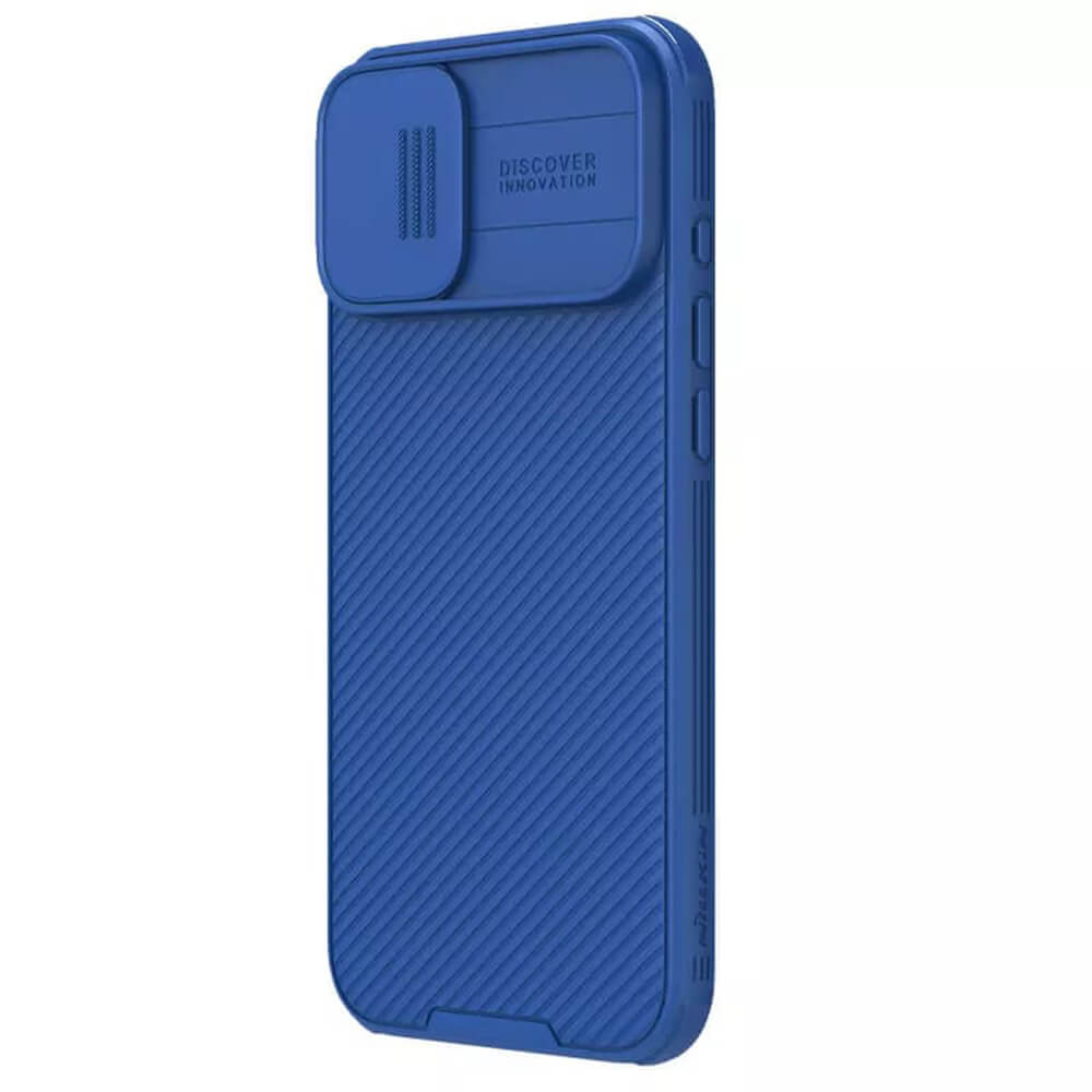 Nillkin iPhone 16 CamShield Pro Σκληρή Θήκη με Κάλυμμα για την Κάμερα - Blue