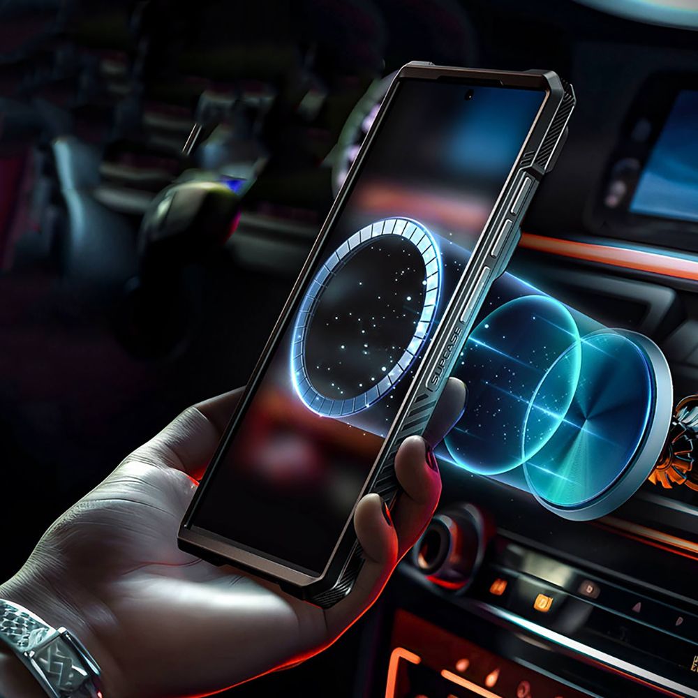 Supcase Samsung Galaxy S24 Ultra UB XT Mag Σκληρή Θήκη με Κάλυμμα Κάμερας / Stand και Magsafe - Green