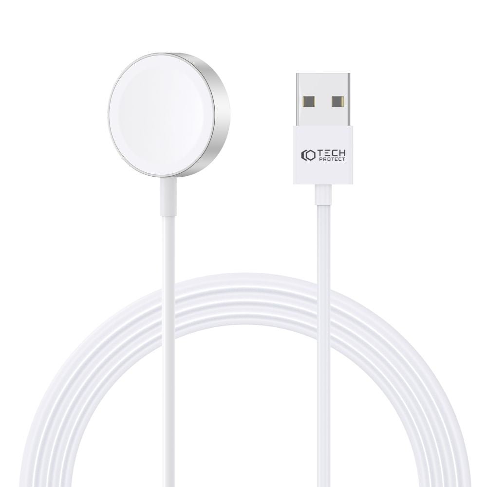 Tech - Protect UltraBoost Καλώδιο USB με Μαγνητική Βάση Φόρτισης για Apple Watch - 1.2m - White