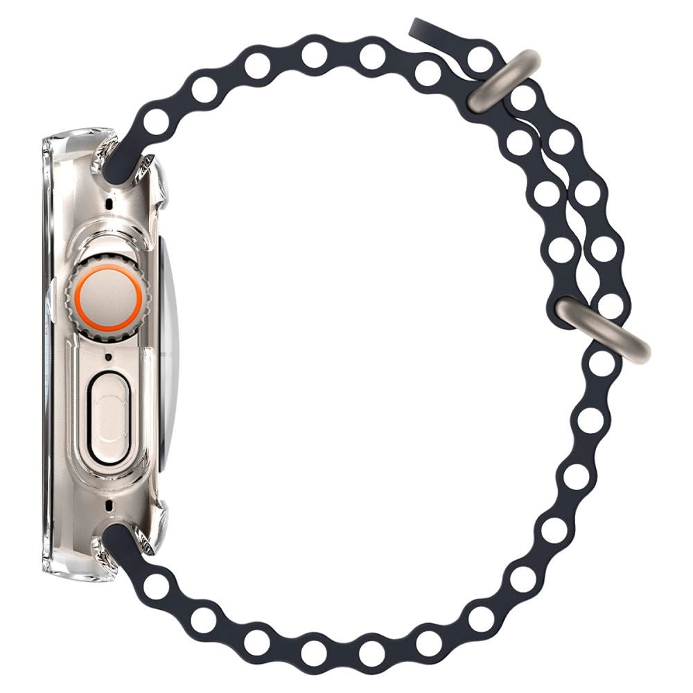 Spigen Θήκη Apple Watch Ultra / Ultra 2 - 49 mm Ultra Hybrid με Προστασία οθόνης - Crystal Clear