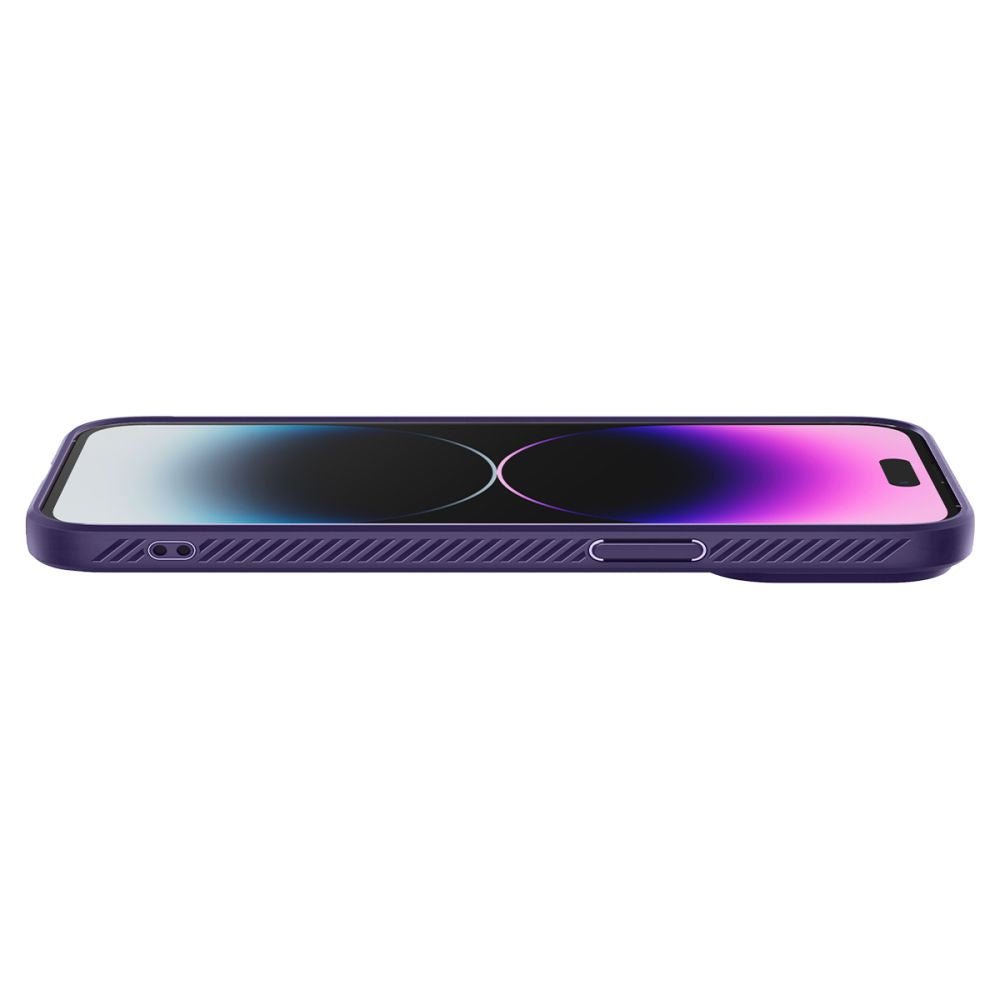 Spigen iPhone 14 Pro Liquid Air Θήκη Σιλικόνης - Deep Purple