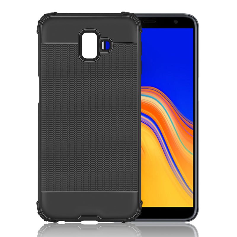 OEM Samsung Galaxy J6 Plus 2018 Anti - shock Slim Armor Θήκη Σιλικόνης TPU με Ενισχυμένες Γωνίες - Black