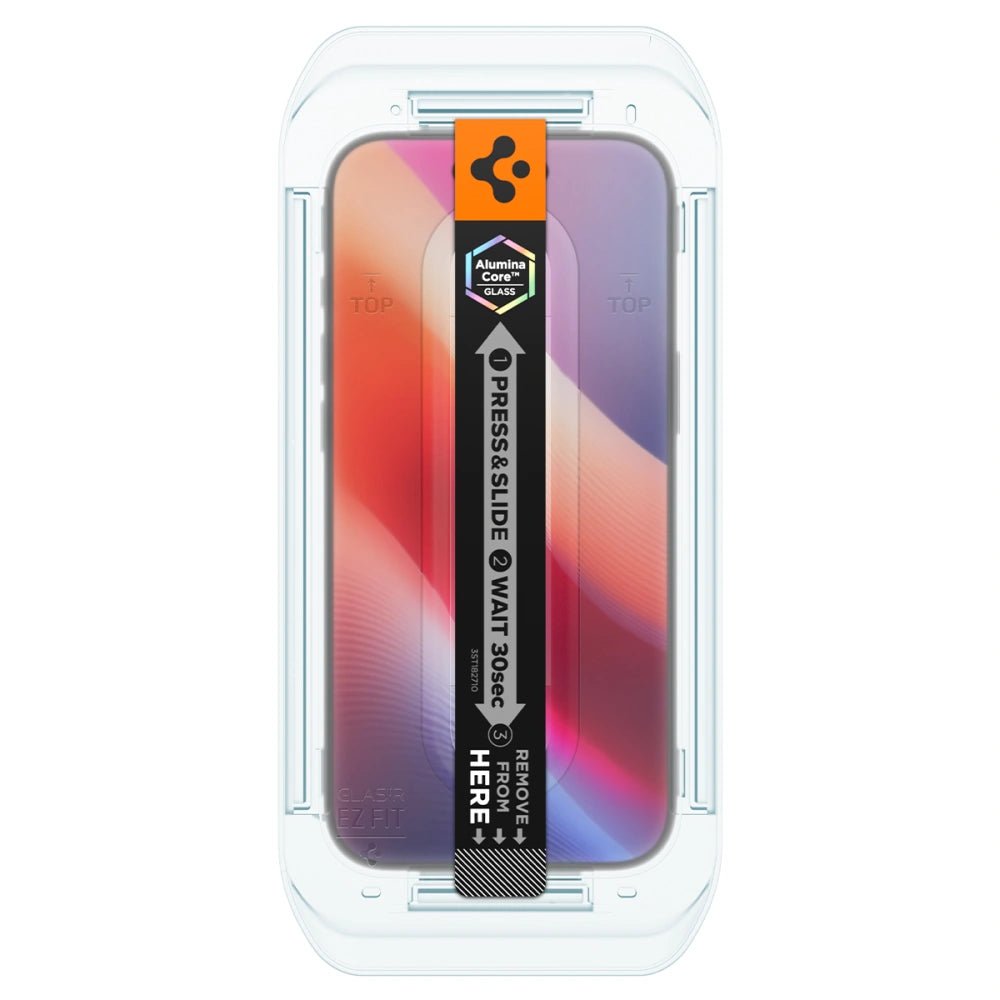 Spigen iPhone Air - Glas.TR EZ Fit - Privacy Αντιχαρακτικό Γυαλί Οθόνης - 2 Τεμάχια - Privacy - AGL09862