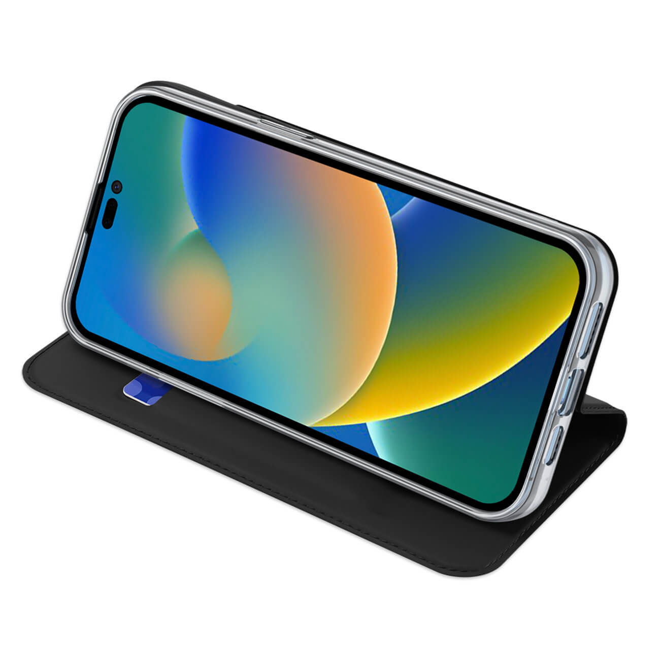 Dux Ducis iPhone 14 Pro Flip Stand Case Θήκη Βιβλίο - Black