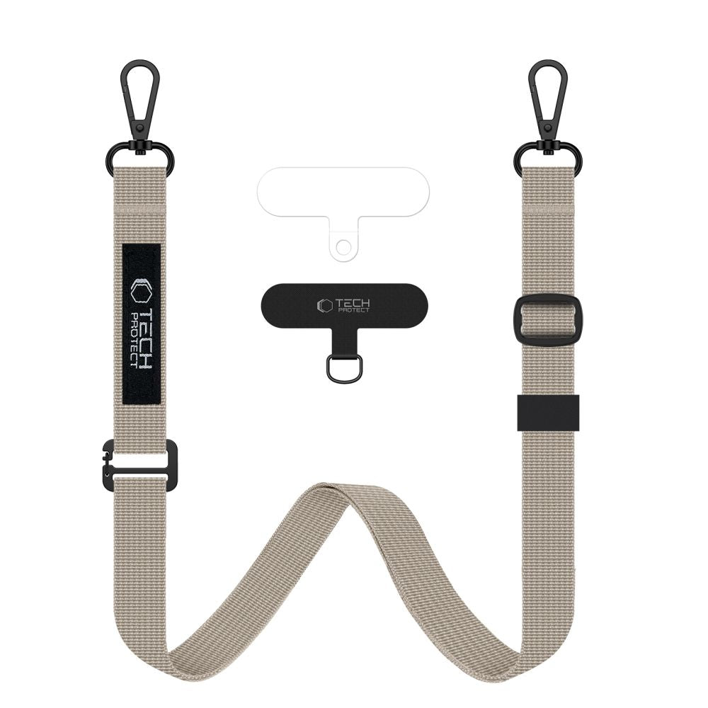 Tech - Protect C6S Rope CrossBody Strap - Universal Λουράκι για Θήκη Κινητού - Cosmic Latte