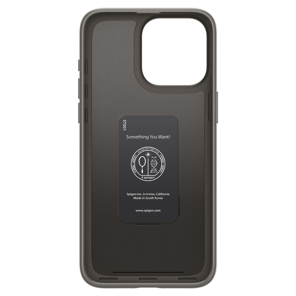 Spigen iPhone 15 Pro Max Thin Fit Σκληρή Θήκη - Gunmetal