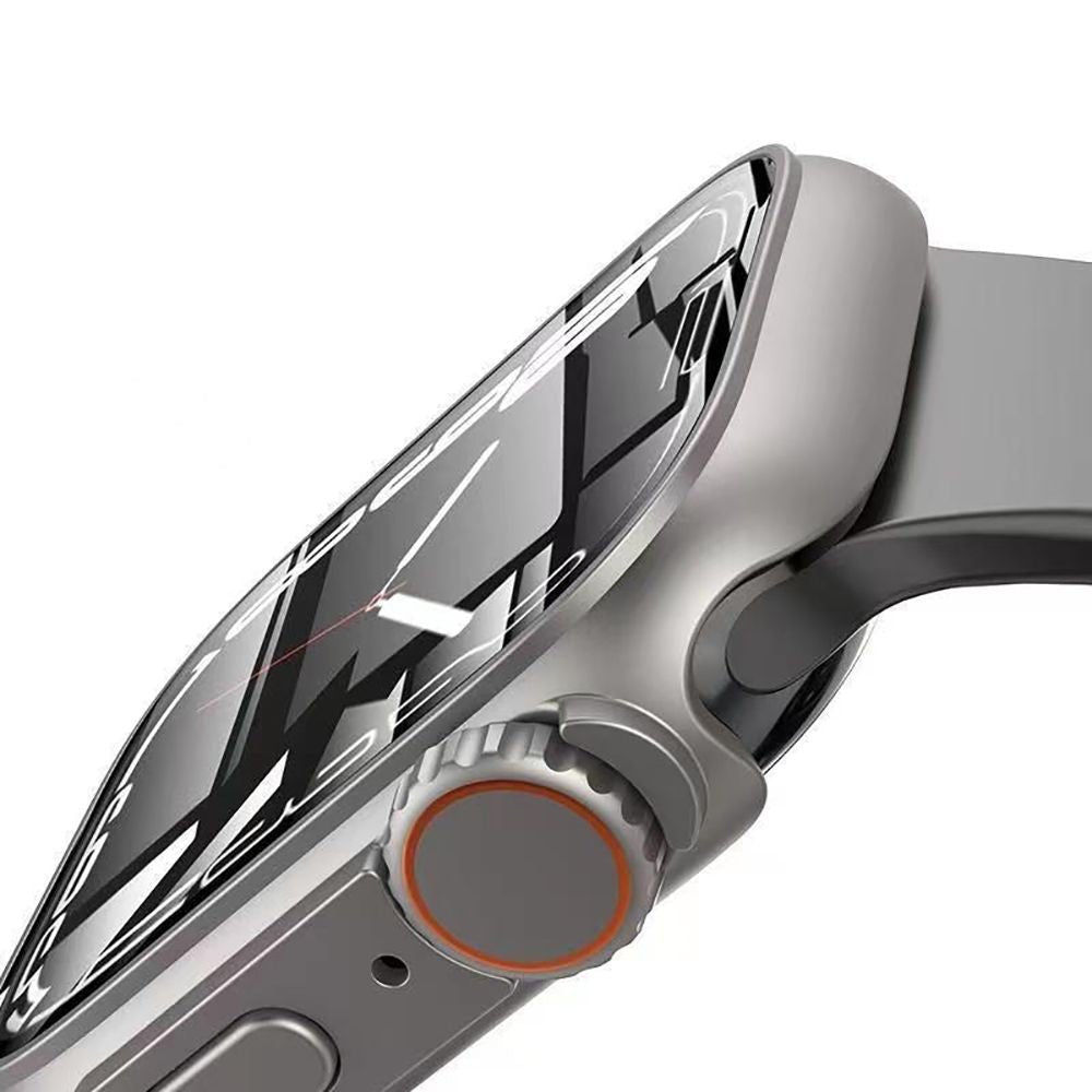 Tech - Protect Θήκη Apple Watch 4/5/6 - SE (1/2/3) - 44mm Defence 360 με Προστασία Οθόνης - Titanium / Orange