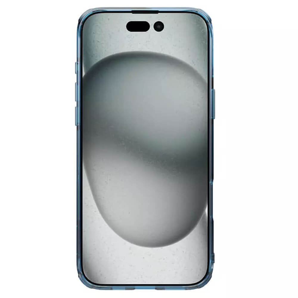 Nillkin iPhone 16 Plus Nature Pro - Σκληρή Θήκη με Πλαίσιο Σιλικόνης - Blue