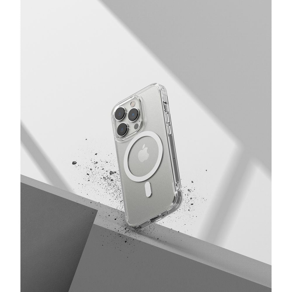 Ringke iPhone 14 Pro Fusion Σκληρή Θήκη με Πλαίσιο Σιλικόνης και MagSafe - Matte Clear