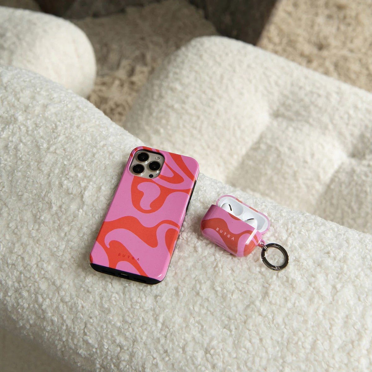 Burga iPhone 15 Fashion Tough MagSafe Σκληρή Θήκη με MagSafe - Ride The Wave